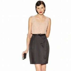 Kate young for target beige/black dress size 8